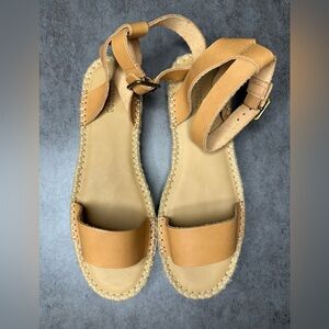 Soludos Cadiz Anthropologie Tan Espadrille Sandals